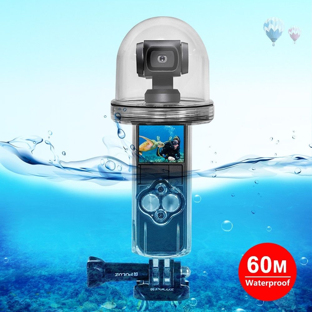 Wewoo - Coque 60m Housse de protection étanche pour boîtier de plongée sous-marine Osmo Pocket - Caméras Sportives