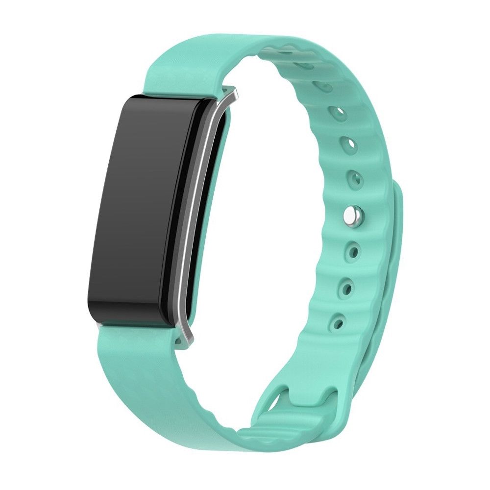 Wewoo - Bracelet pour montre connectée Dragonne en silicone Huawei Honor A2 vert menthe - Bracelet connecté