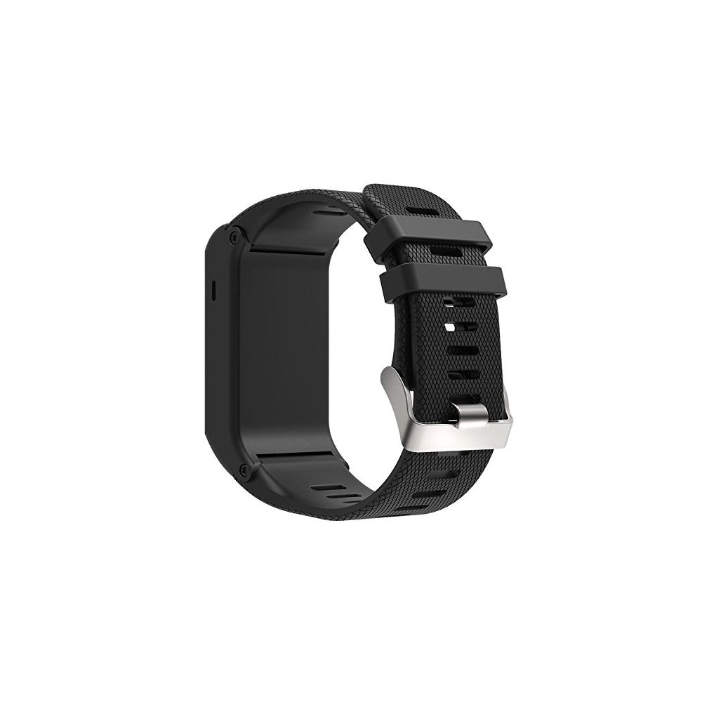 Wewoo - Bracelet pour montre connectée Dragonne Sport en silicone Garmin Vivoactive HR Noir - Bracelet connecté
