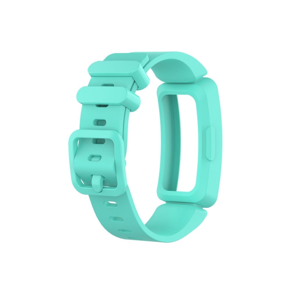 Wewoo - Bracelet pour montre connectée Smartwatch avec en silicone Fitbit Inspire HR bleu lacet - Bracelet connecté