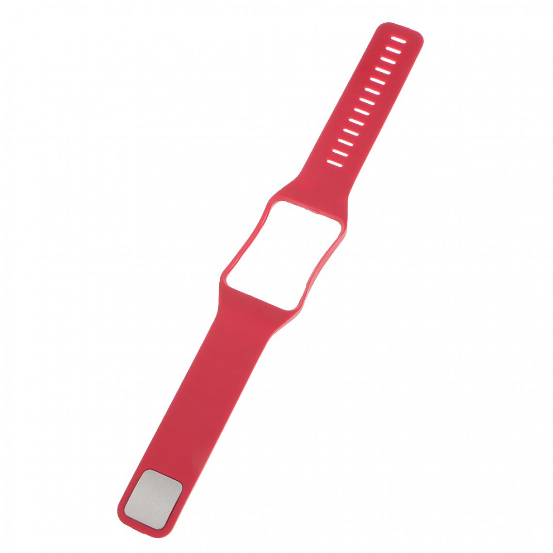 marque generique - Montre Bracelet Bracelet Bracelet Pour Samsung Gear S SM-R750 Rouge - Accessoires montres connectées