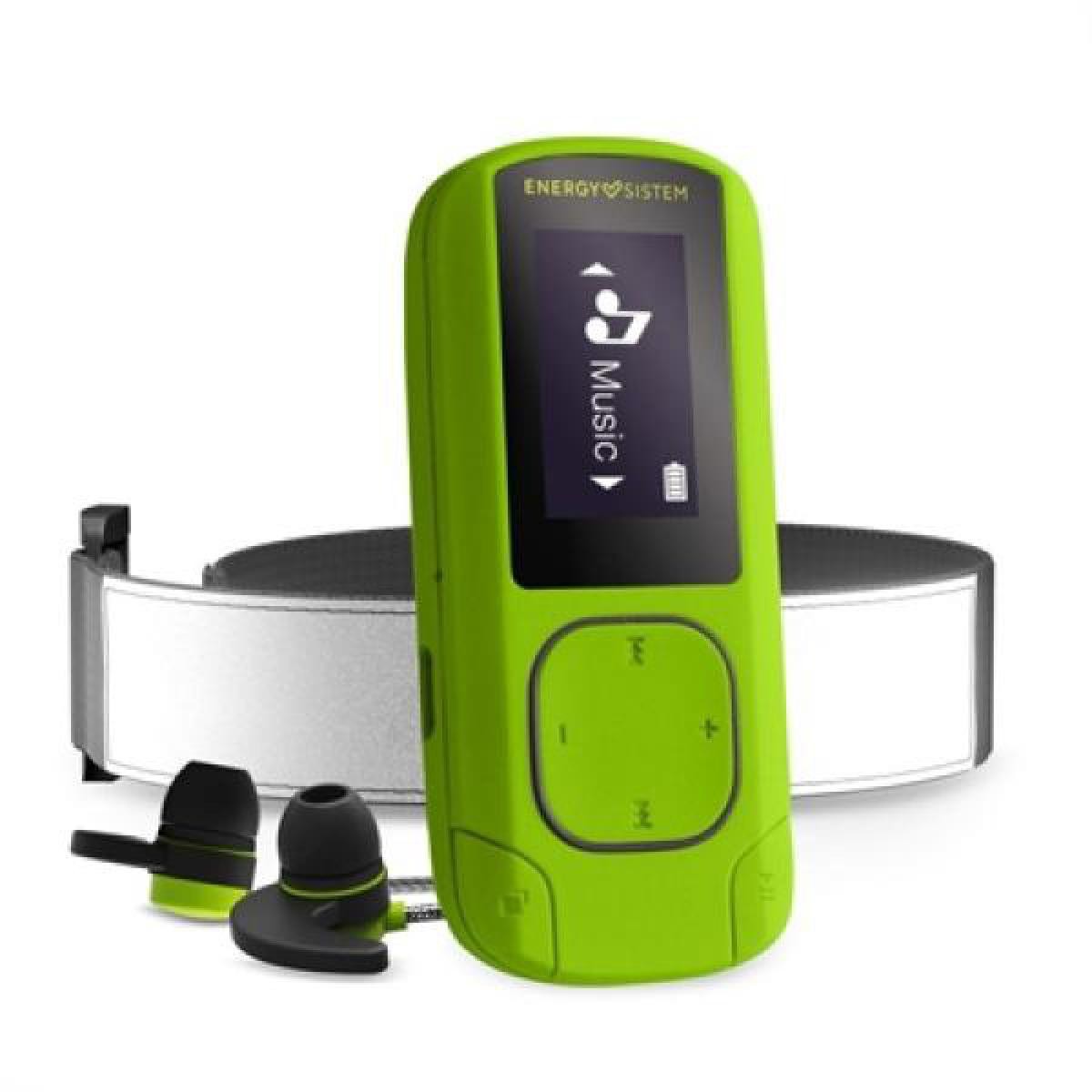 Energy Sistem - Energy Sistem MP3 Clip BT Sport Greenstone 16GB - Bracelet connecté