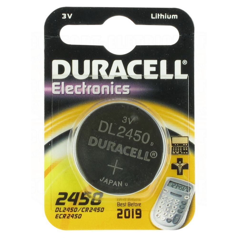 Duracell - pile cr2450 3v duracell au lithium - Accessoires de motorisation