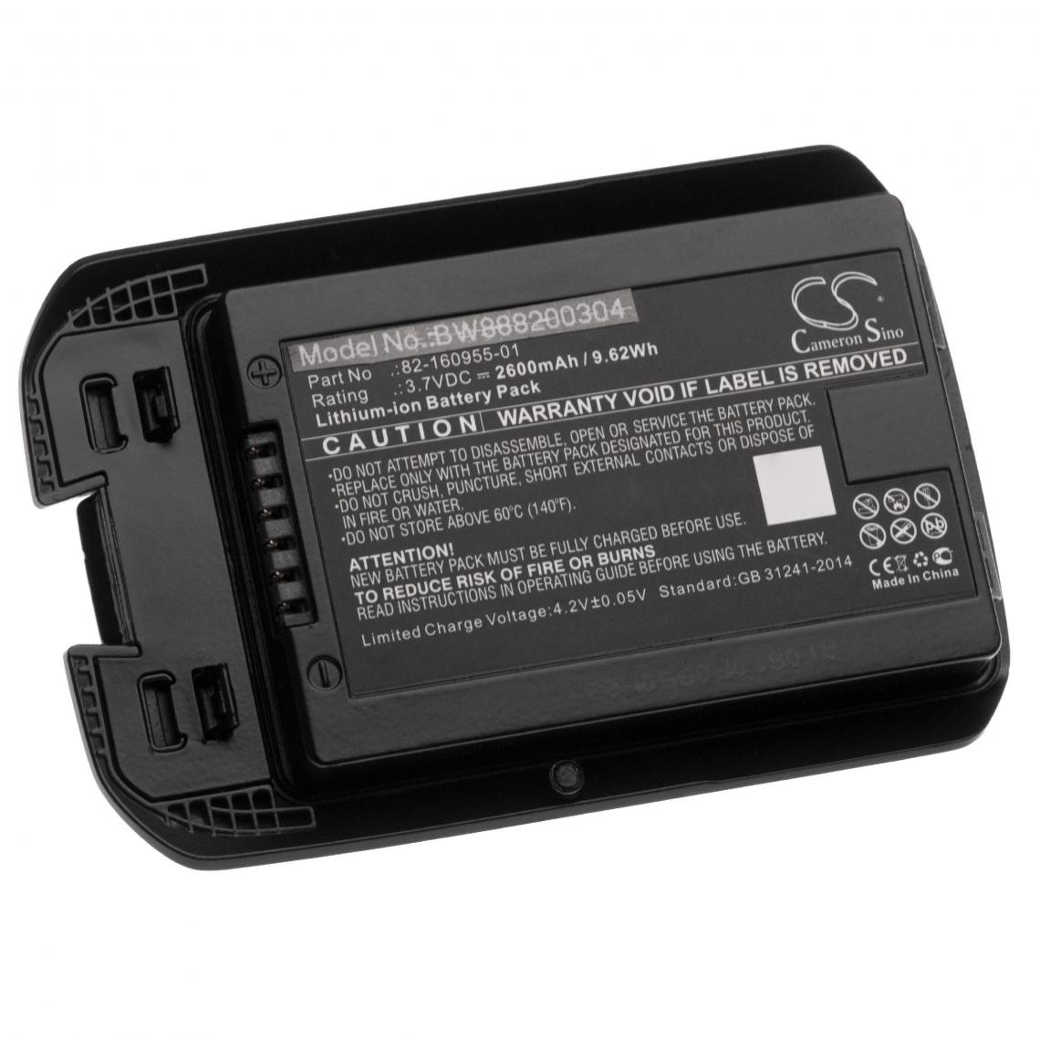 Vhbw - vhbw Batterie compatible avec Motorola / Symbol MC40, MC40C, MC40N0, MC40N0-SCG3R00, MC40N0-SCJ3RM0 Handled Computer Scanner (2600mAh, 3.7V, Li-Ion) - Caméras Sportives