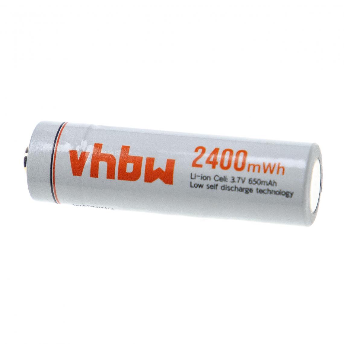Vhbw - vhbw Pile rechargeable AA Mignon - Batterie rechargeable (650mAh, 3,7V, Li-ion) - Autre appareil de mesure