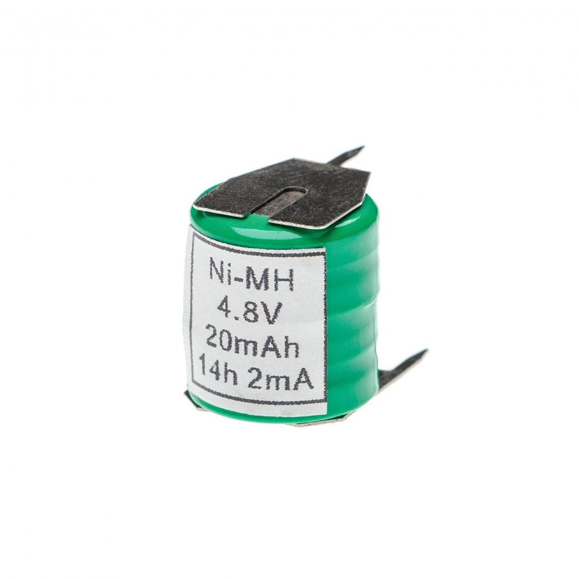 Vhbw - vhbw Batterie remplacement pour 4/V15H pour modèlisme RC (20mAh, 4,8V, NiMH), avec connexion à 3 broches - Autre appareil de mesure