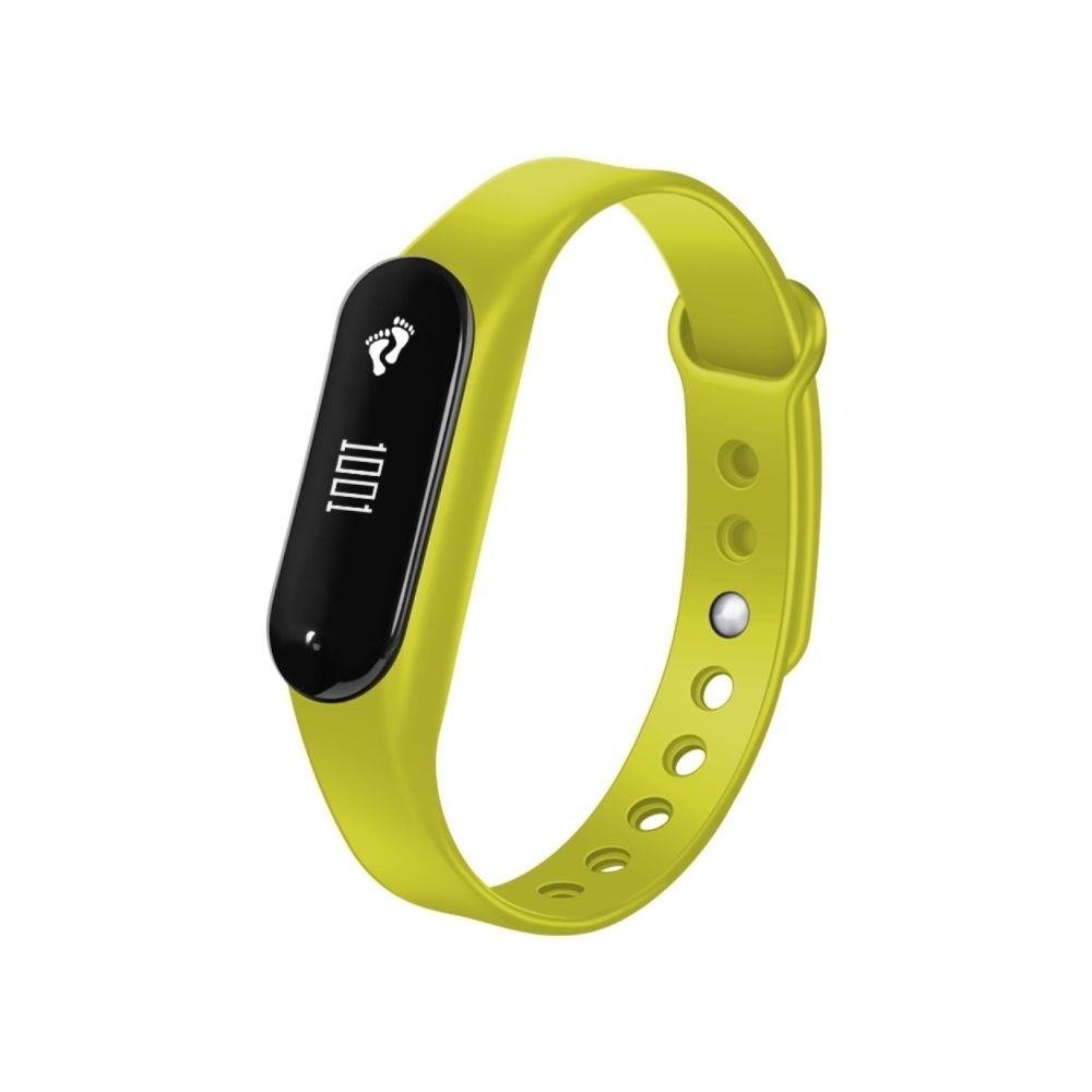 Wewoo - Bracelet connecté vert 0,69 pouces OLED Bluetooth Smart Display, moniteur de fréquence cardiaque de / Podomètre / Appels Rappel / de sommeil / sédentaire / Alarme / Anti-perte, Compatible avec Android et iOS Téléphones - Bracelet connecté