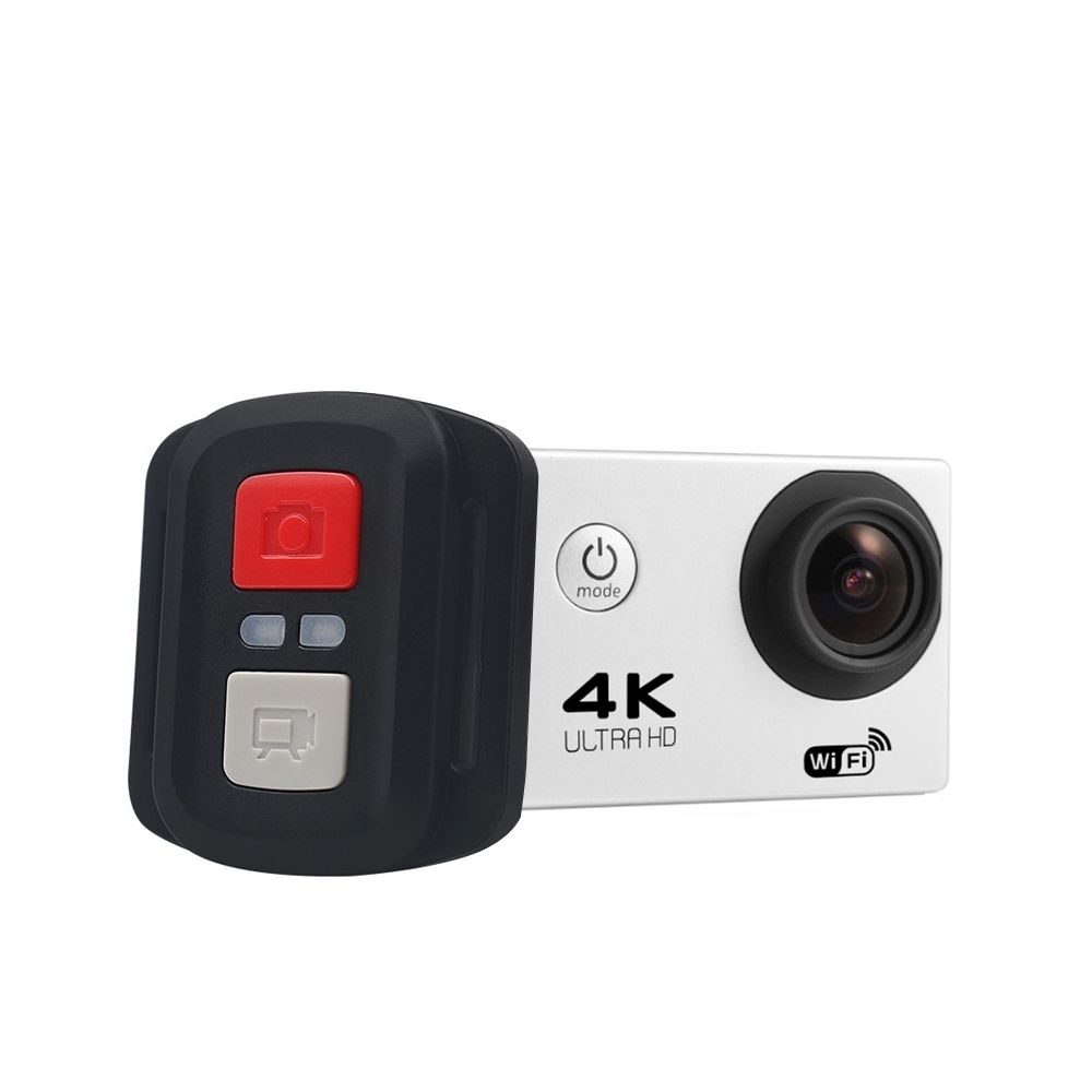 Wewoo - Caméra sport blanc HK2TR HD 4K de WiFi avec télécommande et boîtier étanche 2,0 pouces écran LCD, 170 degrés un grand angle - Caméras Sportives