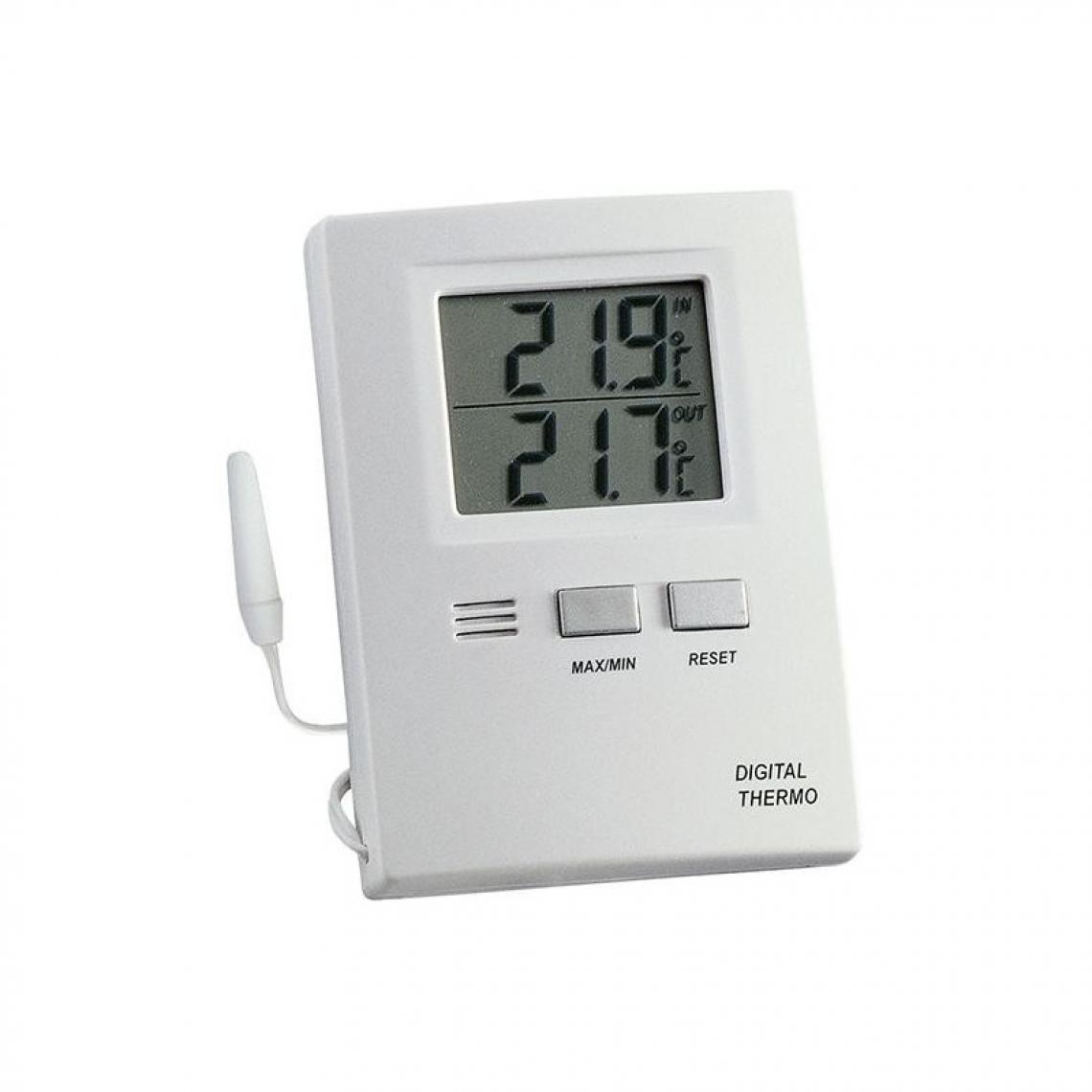 marque generique - Thermomètre Max-Min. électronique plastique, Blanc - Détecteur connecté
