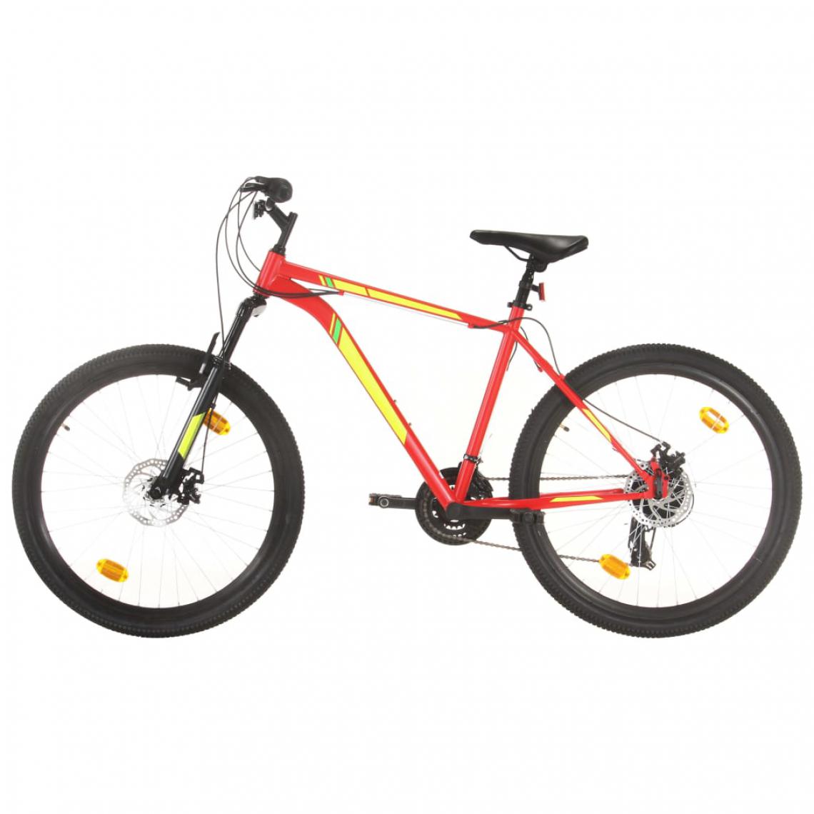 Vidaxl - vidaXL Vélo de montagne 21 vitesses Roues de 27,5 pouces 42 cm Rouge - Vélo électrique