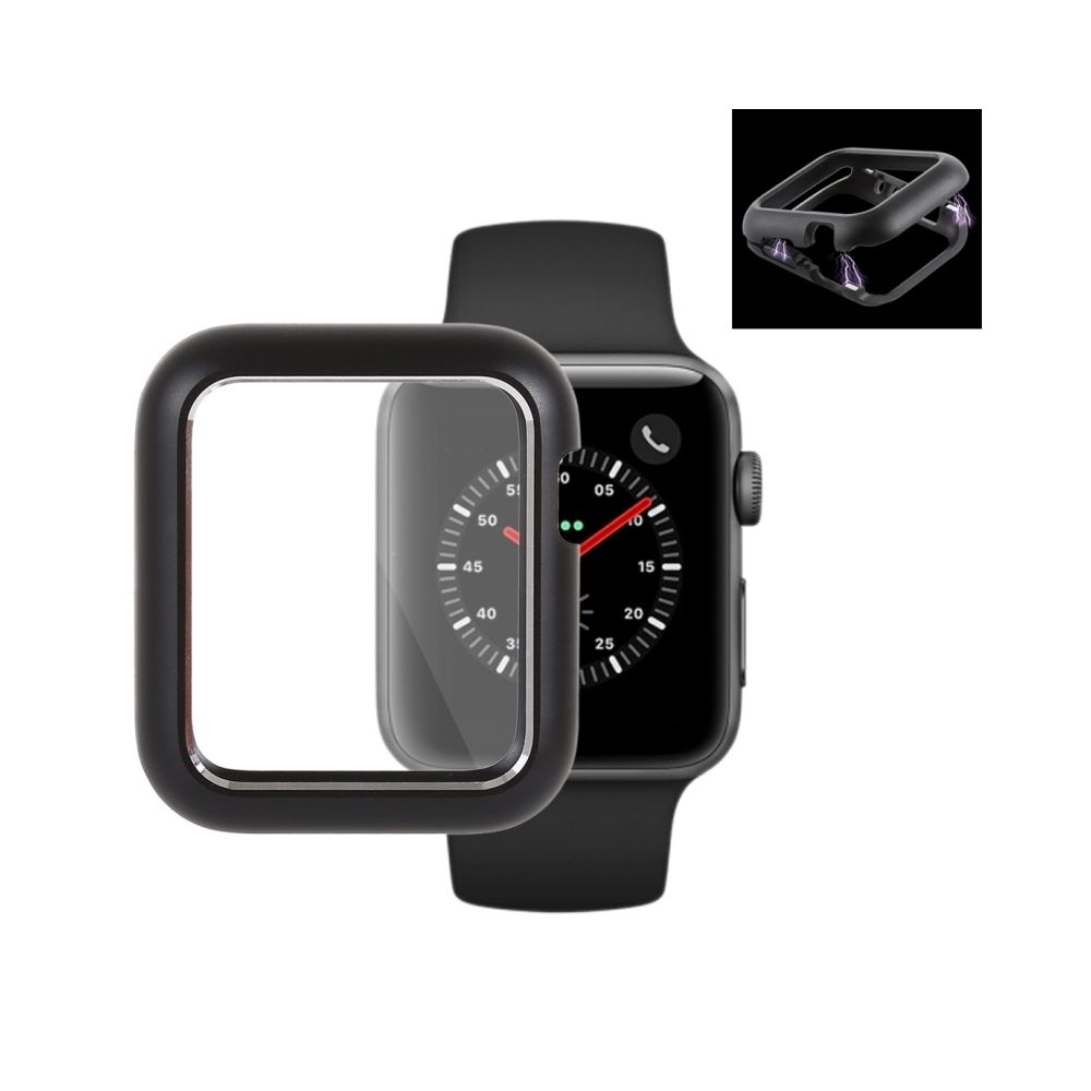 Wewoo - Etui de protection en métal magnétique pour Apple Watch séries 3 et 2 42mm (Noir) - Accessoires Apple Watch