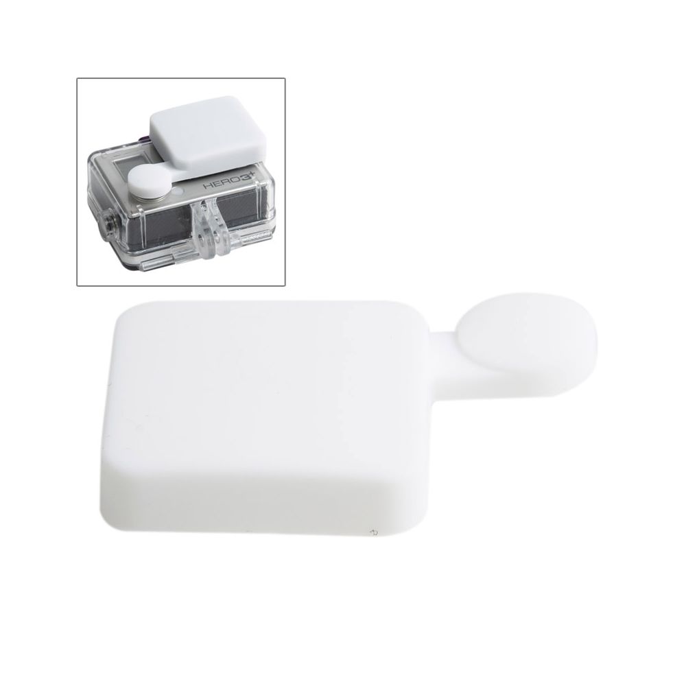 Wewoo - Blanc pour GoPro Hero 4 / 3+ Casquette Silicone - Caméras Sportives