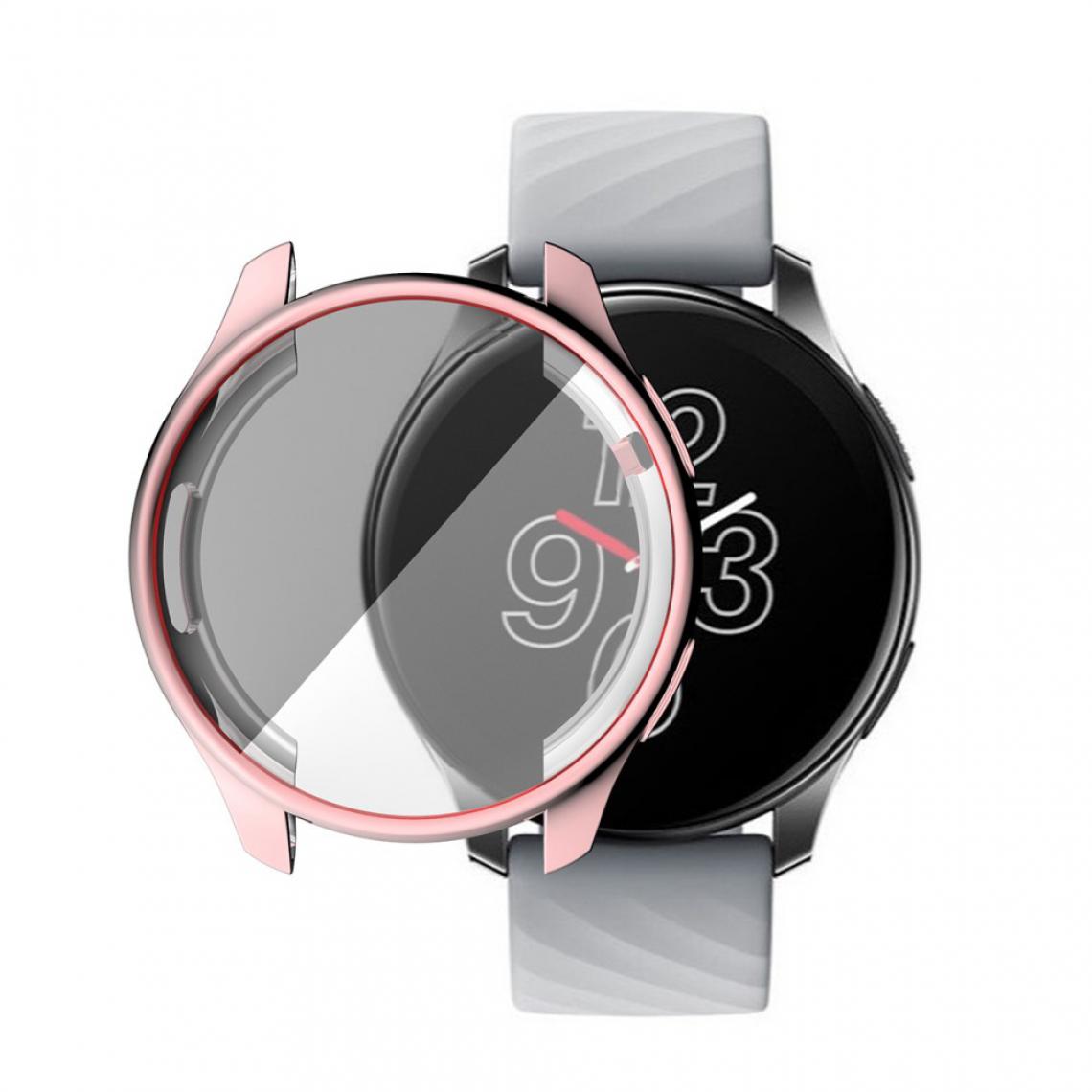 Other - Coque en TPU Galvanoplastie polyvalente or rose pour votre OnePlus Watch - Accessoires bracelet connecté