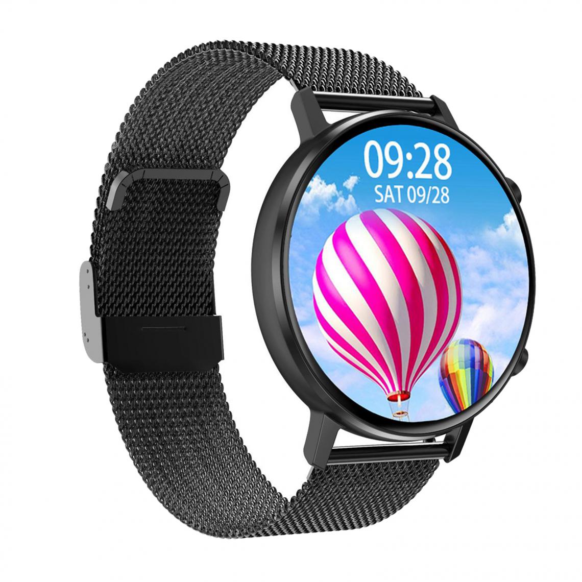 marque generique - Bluetooth Smart Watch Tensiomètre Multifonction Smartwatch Gris - Montre connectée