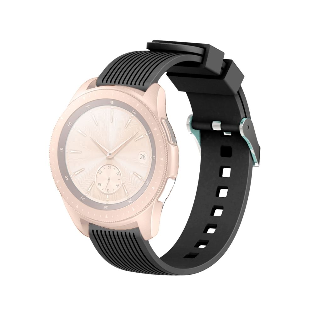 Wewoo - Bande de montre poignet à grain vertical pour Galaxy 42mm (noir) - Bracelet connecté