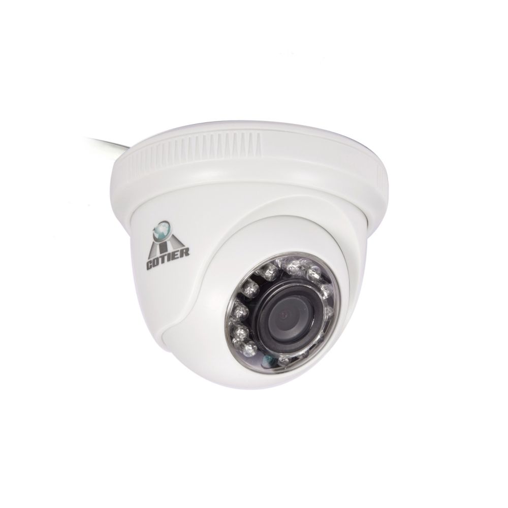 Wewoo - Caméra vidéosurveillance blanc CE & RoHS Certifié Étanche 1/4 pouce 1MP 1280x720P CMOS Capteur CMOS 3.6mm 3MP Objectif AHD avec 12 IR LED, Vision Nocturne et Balance - Accessoires sécurité connectée