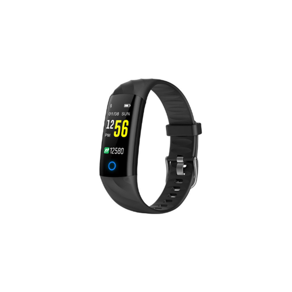 Generic - Bluetooth Smart Watch avec moniteur de fréquence cardiaque, Fitness Tracker noir - Montre connectée