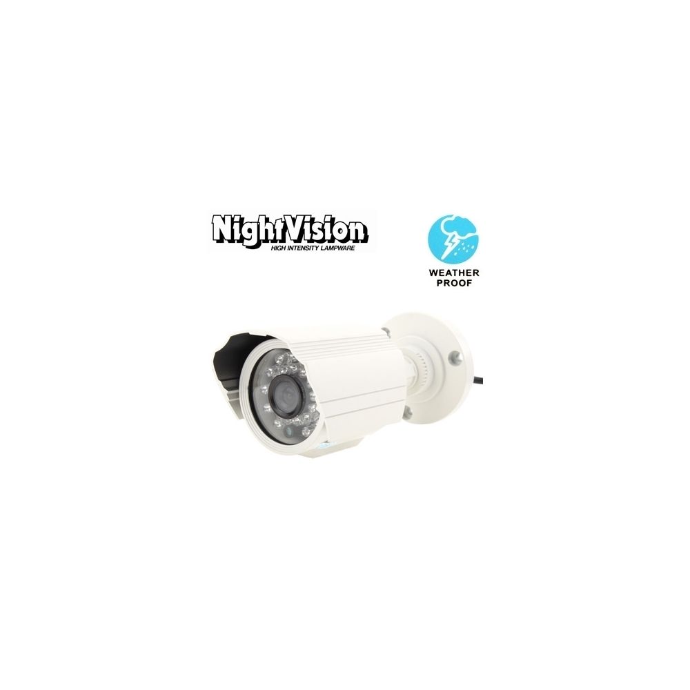 Wewoo - Caméra de surveillance étanche 1/3 pour Sony 700TVL 3.6mm Objectif IR et Mini CCD couleur étanche, IR Distance: 30m - Caméra de surveillance connectée