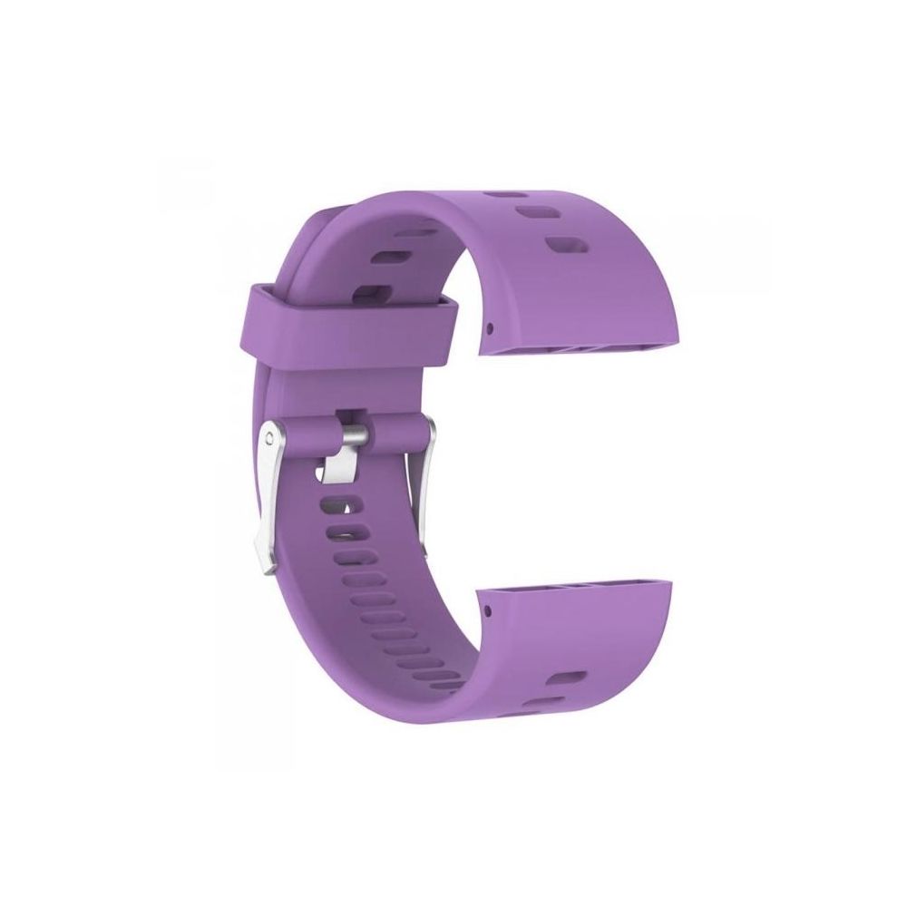 Wewoo - Bracelet pour montre connectée Dragonne Sport en silicone POLAR V800 Violet - Bracelet connecté