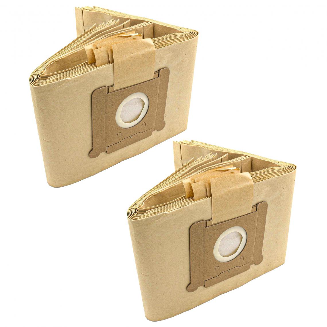 Vhbw - vhbw 20x Sacs compatible avec Ghibli AS 10 aspirateur - papier, 26cm x 20cm, couleur sable - Accessoire entretien des sols