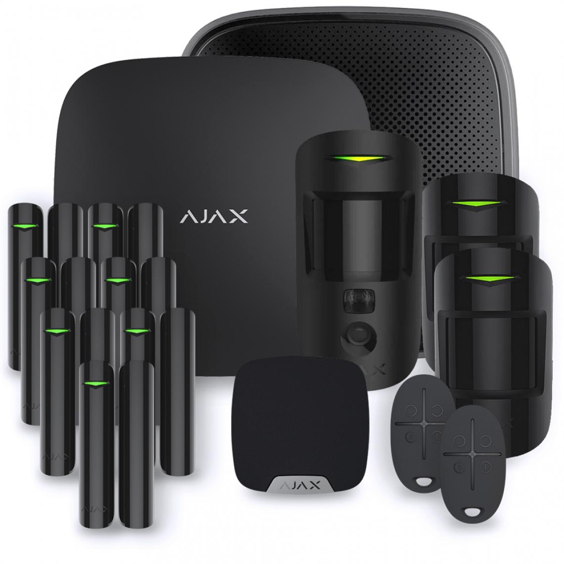 Ajax Systems - AJAX HUB 2 PLUS KIT 7B - Alarme connectée