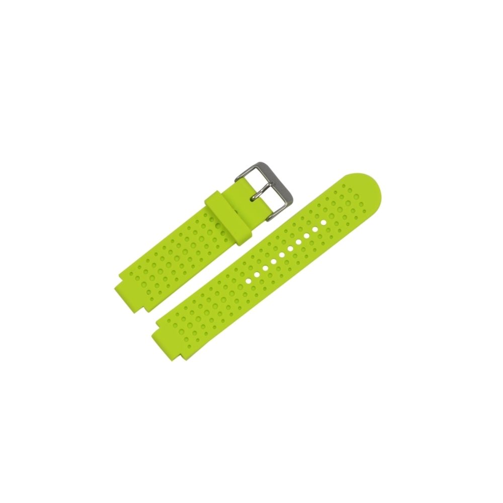 Wewoo - Bracelet pour montre connectée Dragonne ajustable Garmin Forerunner 25 vert - Bracelet connecté