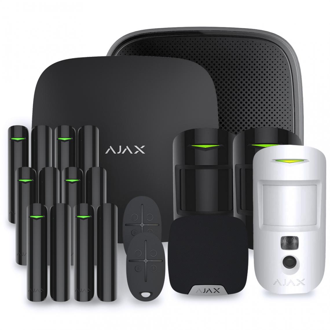 Ajax Systems - AJAX HUB 2 PLUS KIT 5B - Alarme connectée