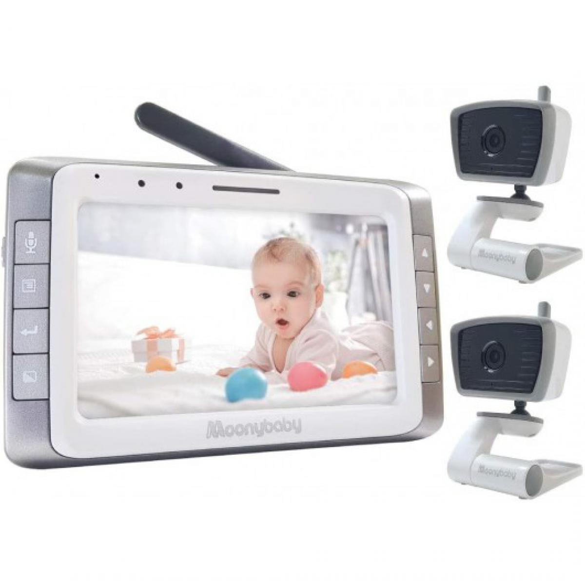 Moonybaby - Moonybaby Trust 50-2, le moniteur pour bébé avec 2 caméras - Caméra de surveillance connectée