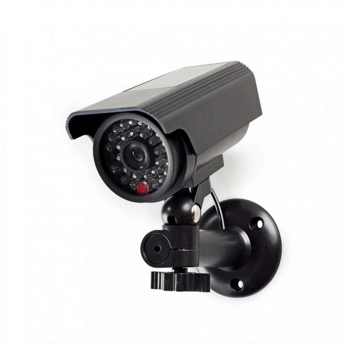 Alpexe - Caméra de Sécurité Factice | Tube | IP44 | Noir - Caméra de surveillance connectée