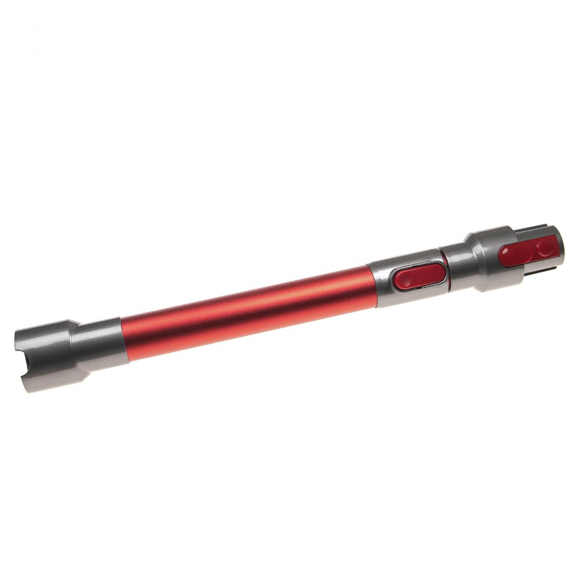 Vhbw - vhbw Tube d'aspirateur remplacement pour Dyson 967477-06, 967477-07, 967477-08 pour aspirateur - 44,5 - 66,5 cm, gris / rouge - Accessoire entretien des sols