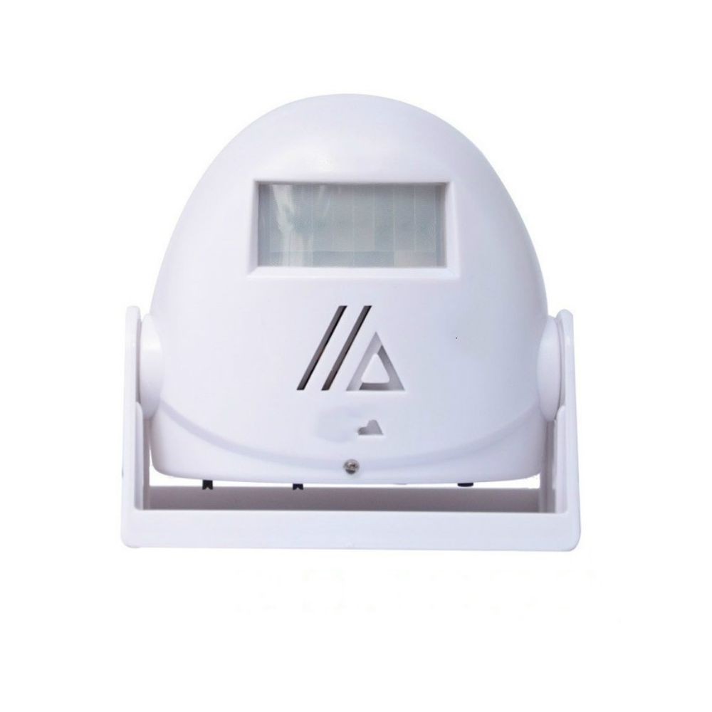 Wewoo - Sonnette de porte intelligente infrarouge Capteur de mouvement Avertisseur vocal de sonnerie Alarme de Blanc - Alarme connectée