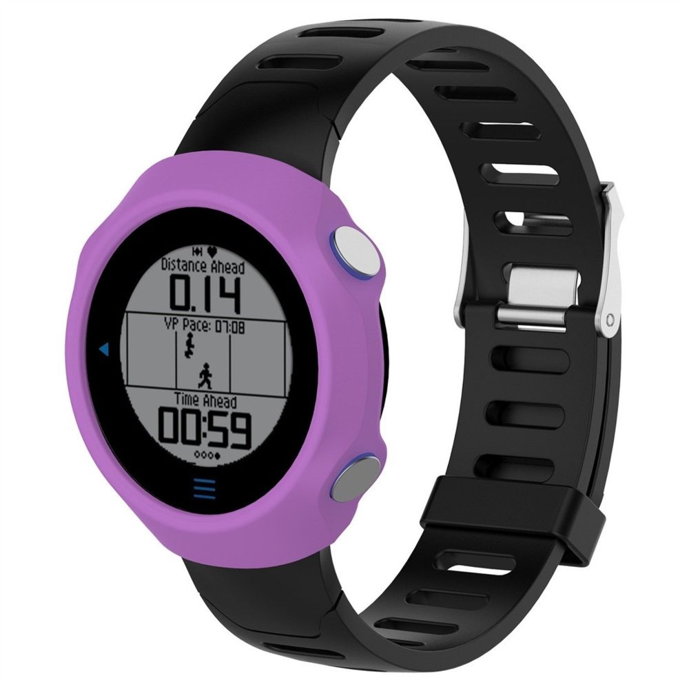 Wewoo - Protection écran Étui de en silicone Smart Watch pour Garmin Forerunner 610 Violet - Accessoires montres connectées