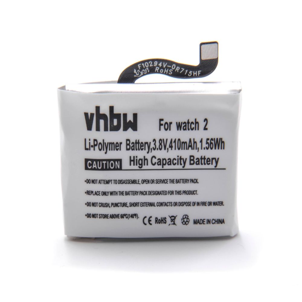 Vhbw - vhbw Li-Polymère batterie 410mAh (3.8V) pour smartwatch montre bracelet fitness comme Huawei HB512627ECW - Accessoires montres connectées
