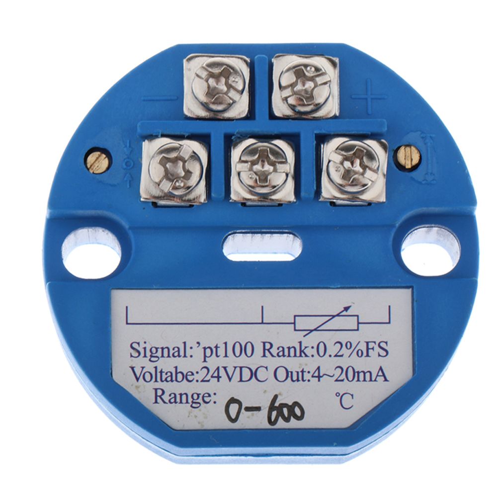 marque generique - Capteur de température module émetteur 24VDC 4-20MA PT100 SBW 0-600 degrés - Détecteur connecté