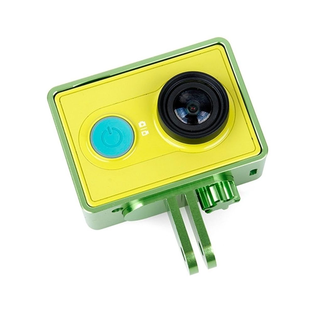 Wewoo - Cadre de protection vert pour caméra de sport Xiaomi YI léger en aluminium CNC de montage - Caméras Sportives