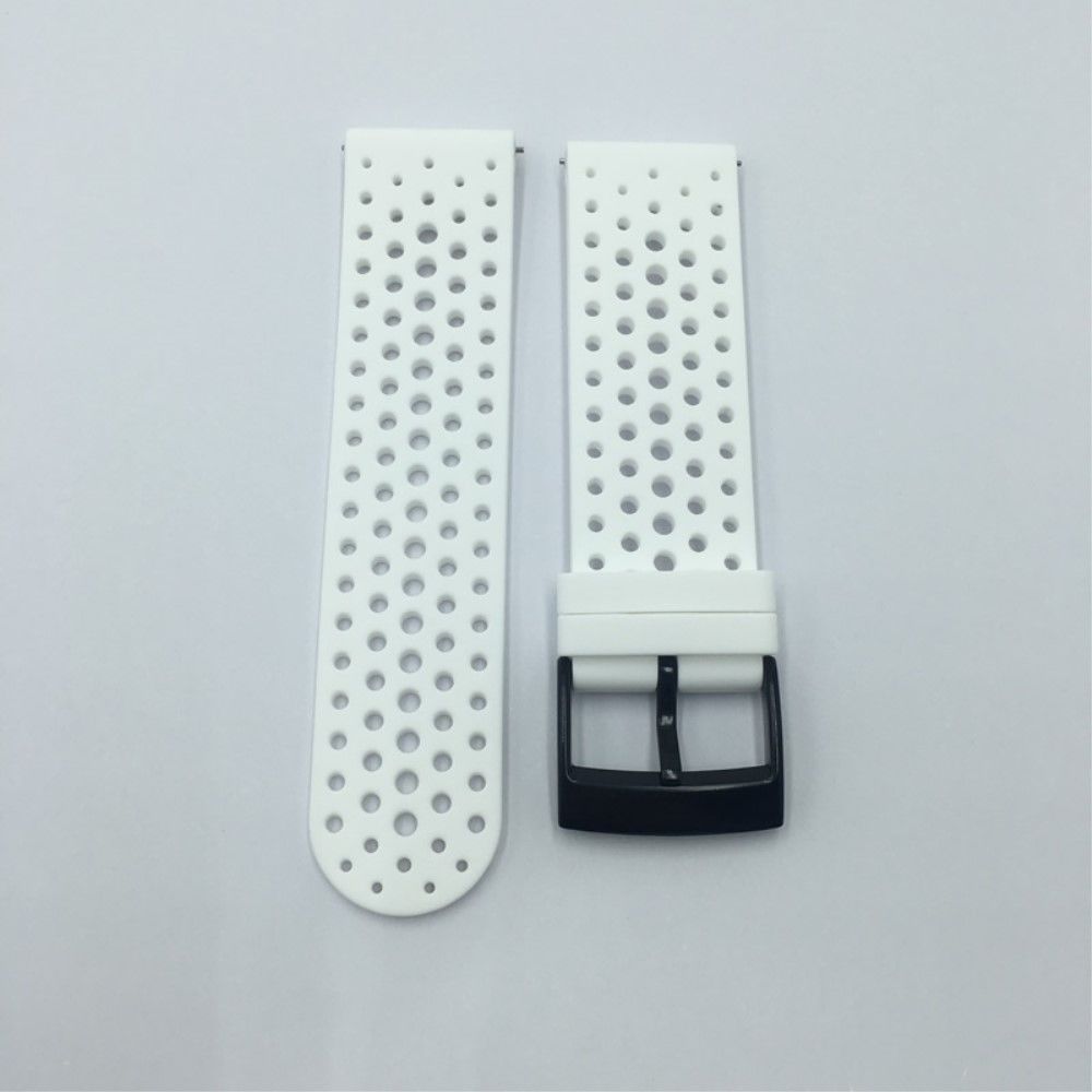 marque generique - Bracelet en silicone blanc pour votre Suunto Sport Baro - Accessoires bracelet connecté