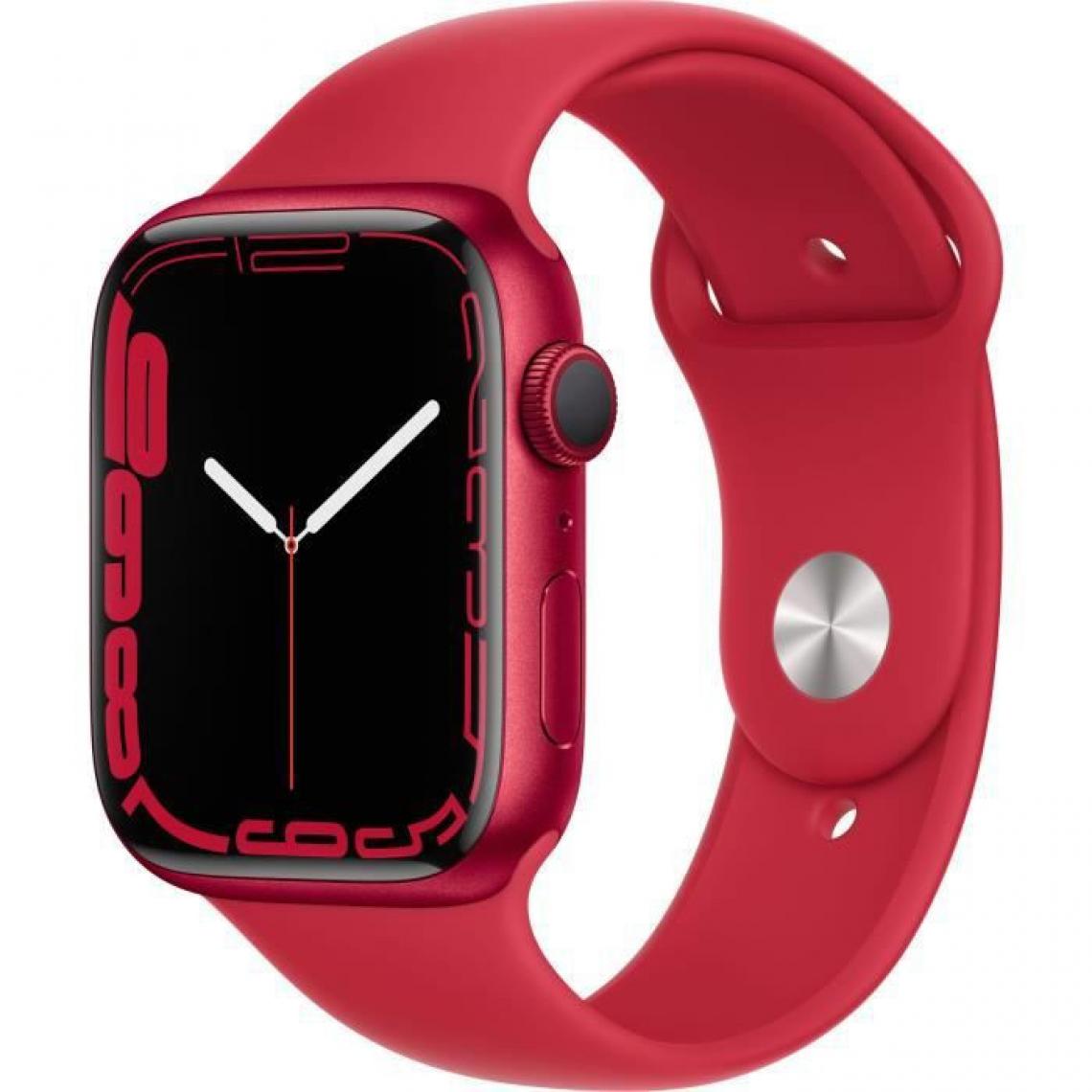 Apple - Apple Watch Series 7 GPS - 45mm - (PRODUCT)RED Boîtier Aluminium - Bracelet (PRODUCT)RED Sport - Apple Watch
