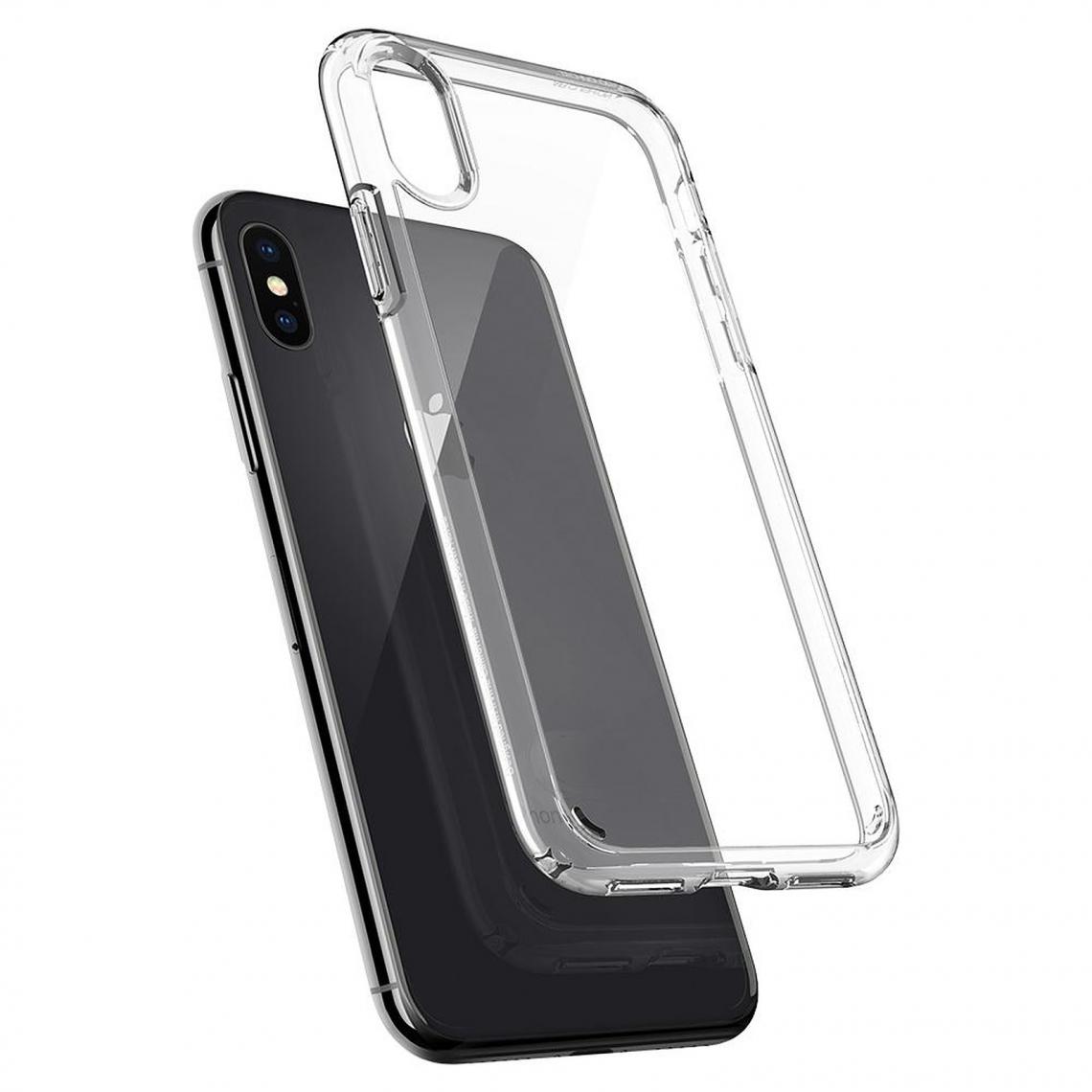 Spigen - Case Ultra Hybrid Crystal Clear Apple iPhone X - Accessoires bracelet connecté