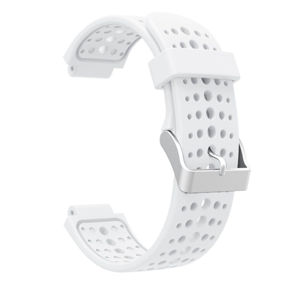 marque generique - Bracelet en silicone trous ronds blanc pour votre Garmin Forerunner 220/230/235/620/630 - Accessoires bracelet connecté