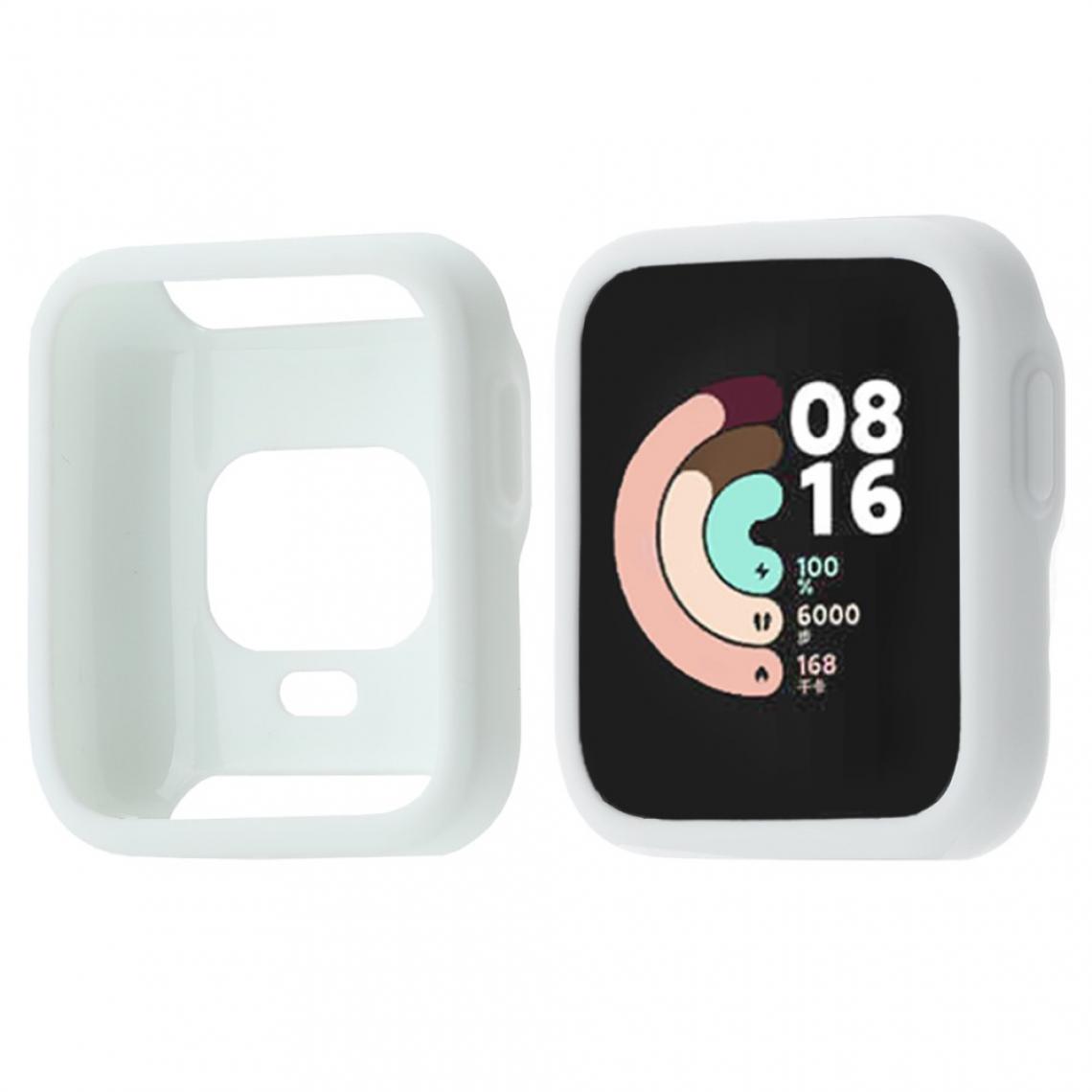 Other - Coque en silicone Cadre antichoc blanc pour votre Xiaomi Redmi Watch - Accessoires bracelet connecté