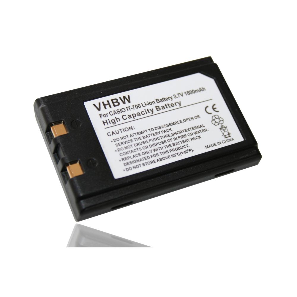 Vhbw - vhbw batterie compatible avec Symbol PDT8146, PPT2700, PPT2700+, PPT2700-2D, PPT2733, PPT2734 scanner de code-barres POS (1800mAh, 3,7V, Li-Ion) - Caméras Sportives