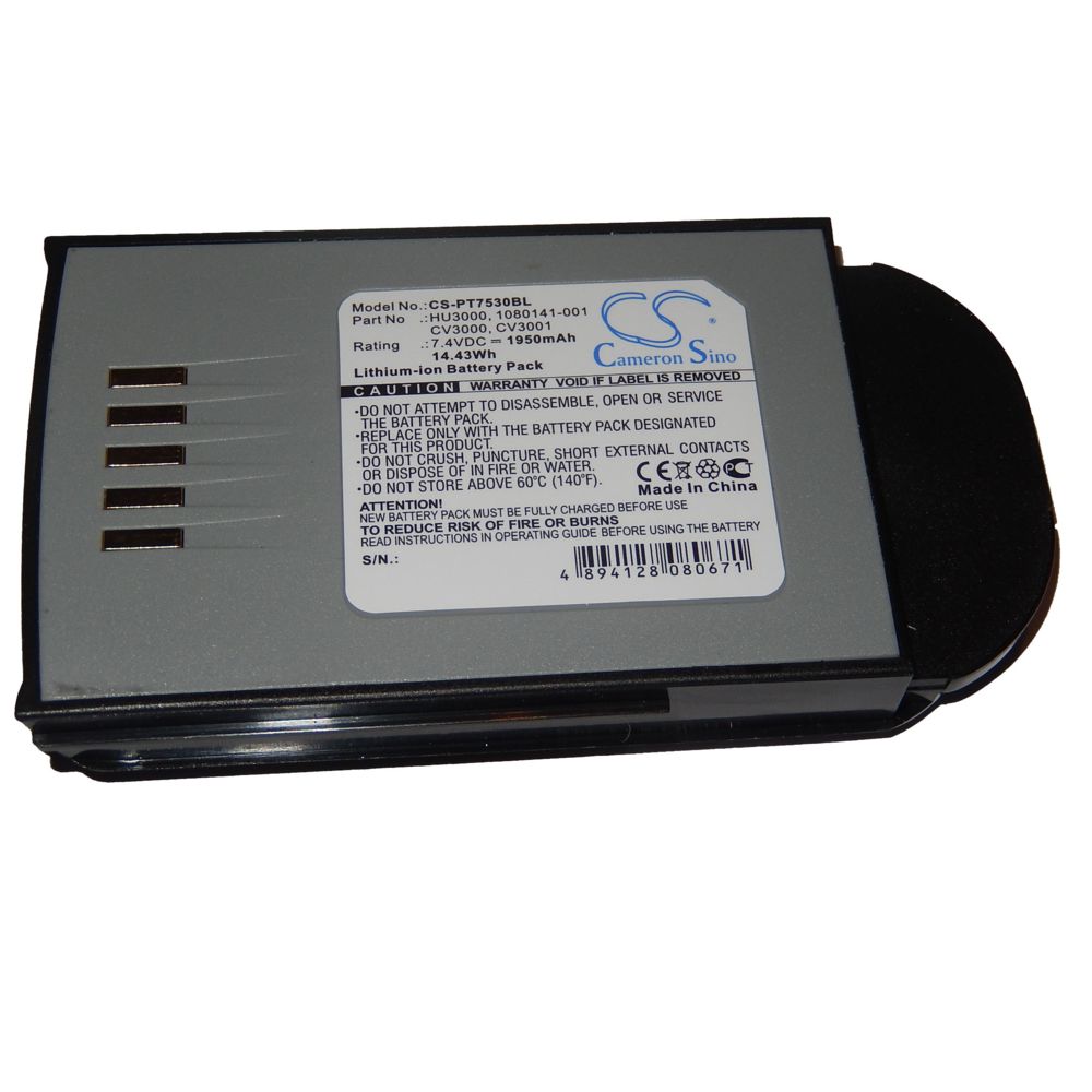 Vhbw - vhbw Batterie 1950mAh (7.4V) pour scanner Psion Teklogix 7530, 7530 G2, 7535, 7535LX remplace 1030070, 1080141-001, CV3000, CV3001, HU3000. - Caméras Sportives