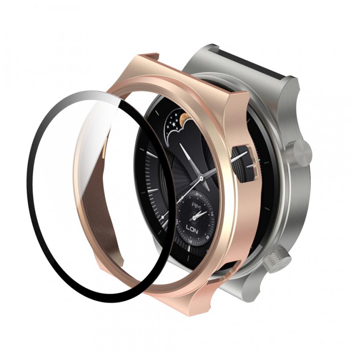 Other - Coque en TPU Cadre mat galvanisé pour montre intelligente or rose pour votre Huawei Watch GT 2 Pro - Accessoires bracelet connecté