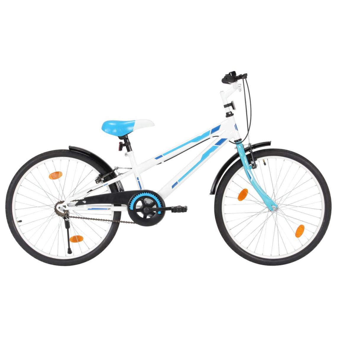 Icaverne - Distingué Cyclisme edition Lima Vélo pour enfants 24 pouces Bleu et blanc - Vélo électrique