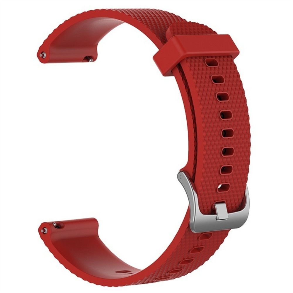 Wewoo - Bracelet pour montre connectée en silicone Smartwatch POLAR Vantage M 22mm rouge - Bracelet connecté