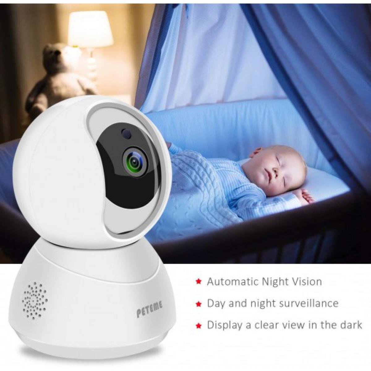 Peteme - Peteme Baby Monitor, la caméra pour bébé haute définition - Caméra de surveillance connectée