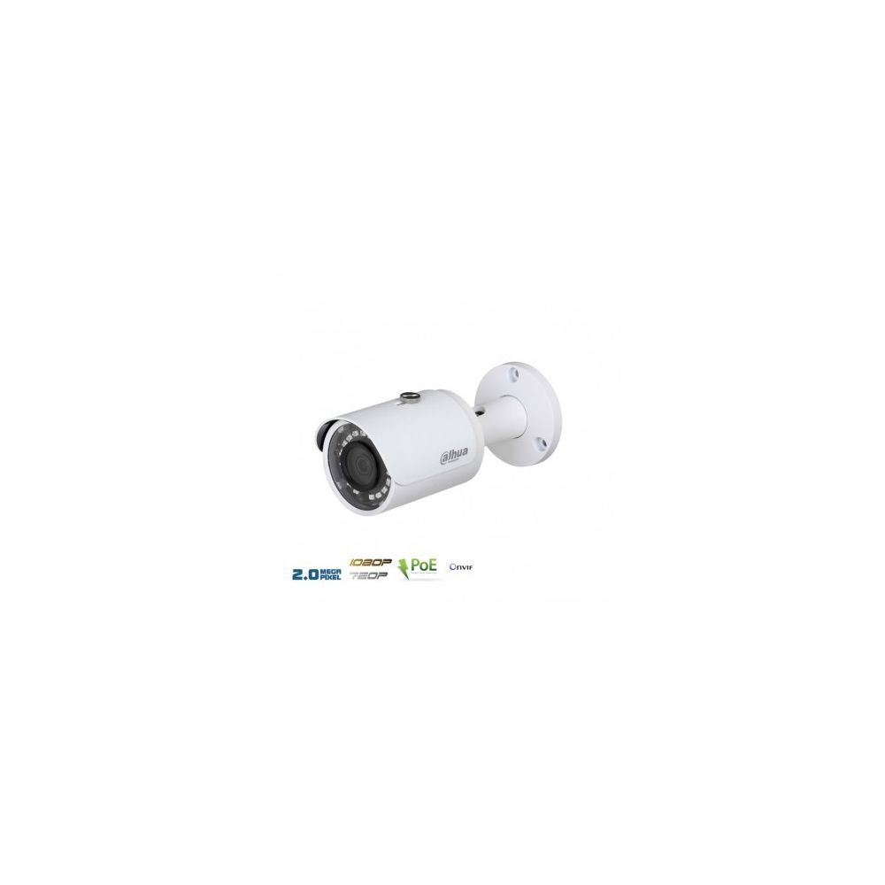 Dahua - Caméra IP 2 MP extérieure, PoE, vision de nuit 30m - Caméra de surveillance connectée