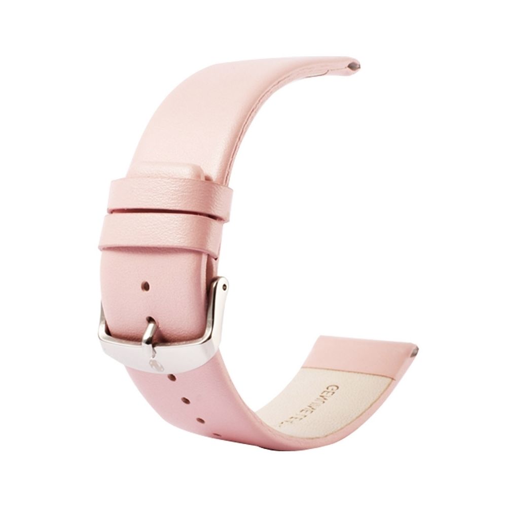 Wewoo - pour Apple Watch 38mm, bracelet classique en cuir véritable à texture subtile, utilisé uniquement avec des connecteurs (S-AW-3291) (Rose) - Accessoires Apple Watch