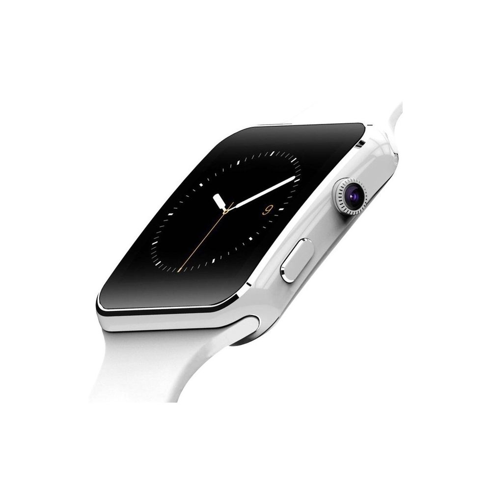 Wewoo - Montre connectée Smartwatch intelligente avec support écran caméra SIM carte TF Bluetooth pour iPhone Xiaomi Android Phone (Blanc) - Montre connectée