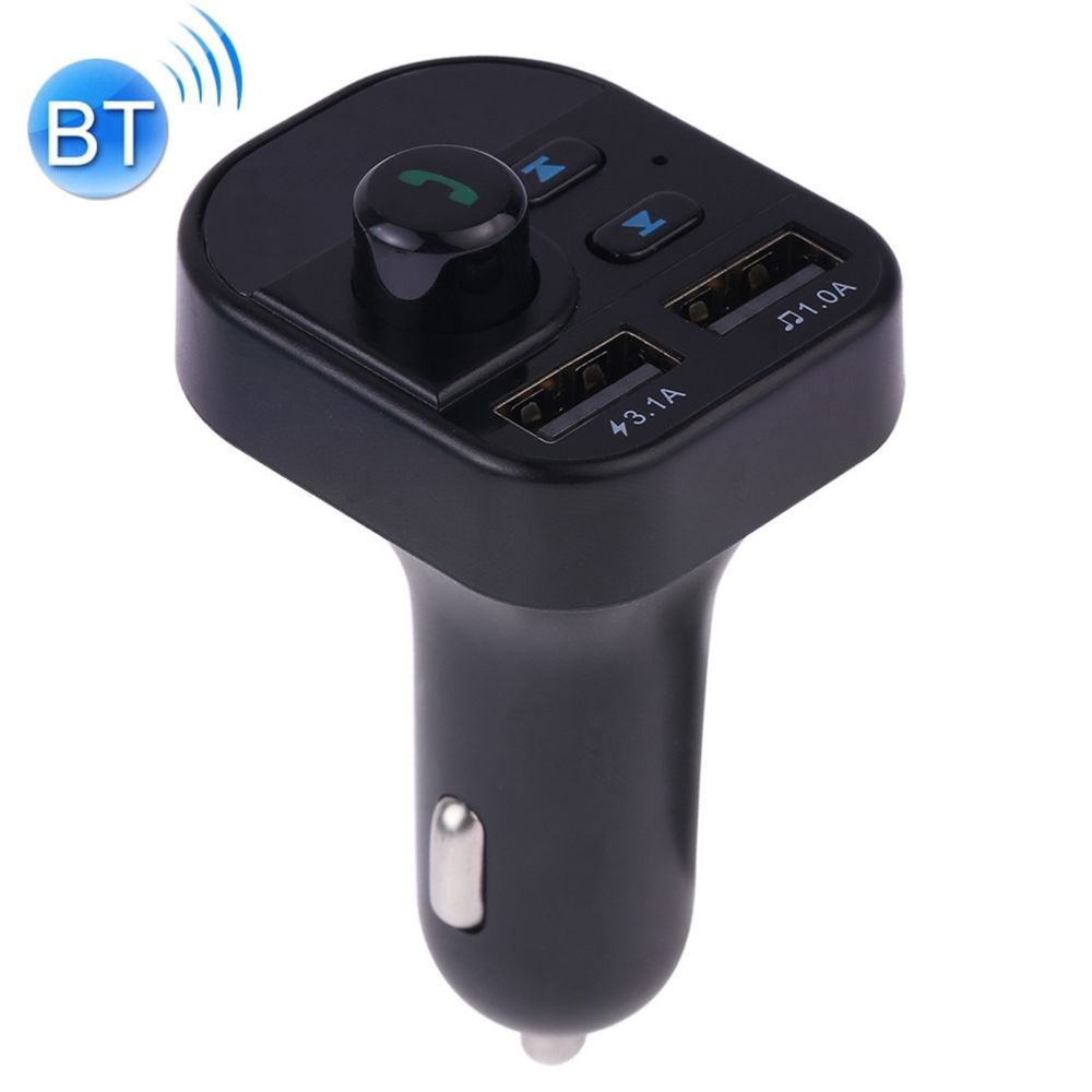Wewoo - Transmetteur FM Auto 805E Dual USB recharge Bluetooth Kit de voiture pour lecteur de musique MP3Prise en charge de l'appel mains libres et lecture de la carte Micro SD / U Disk Music Noir - Passerelle Multimédia